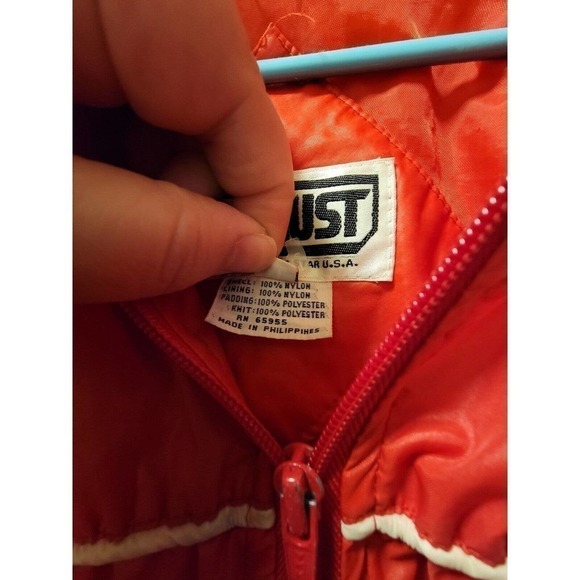 Vintage Smirnoff 1987 Bid Whist Jacket With Packable Hood Red Size XL - Picture 4 of 7